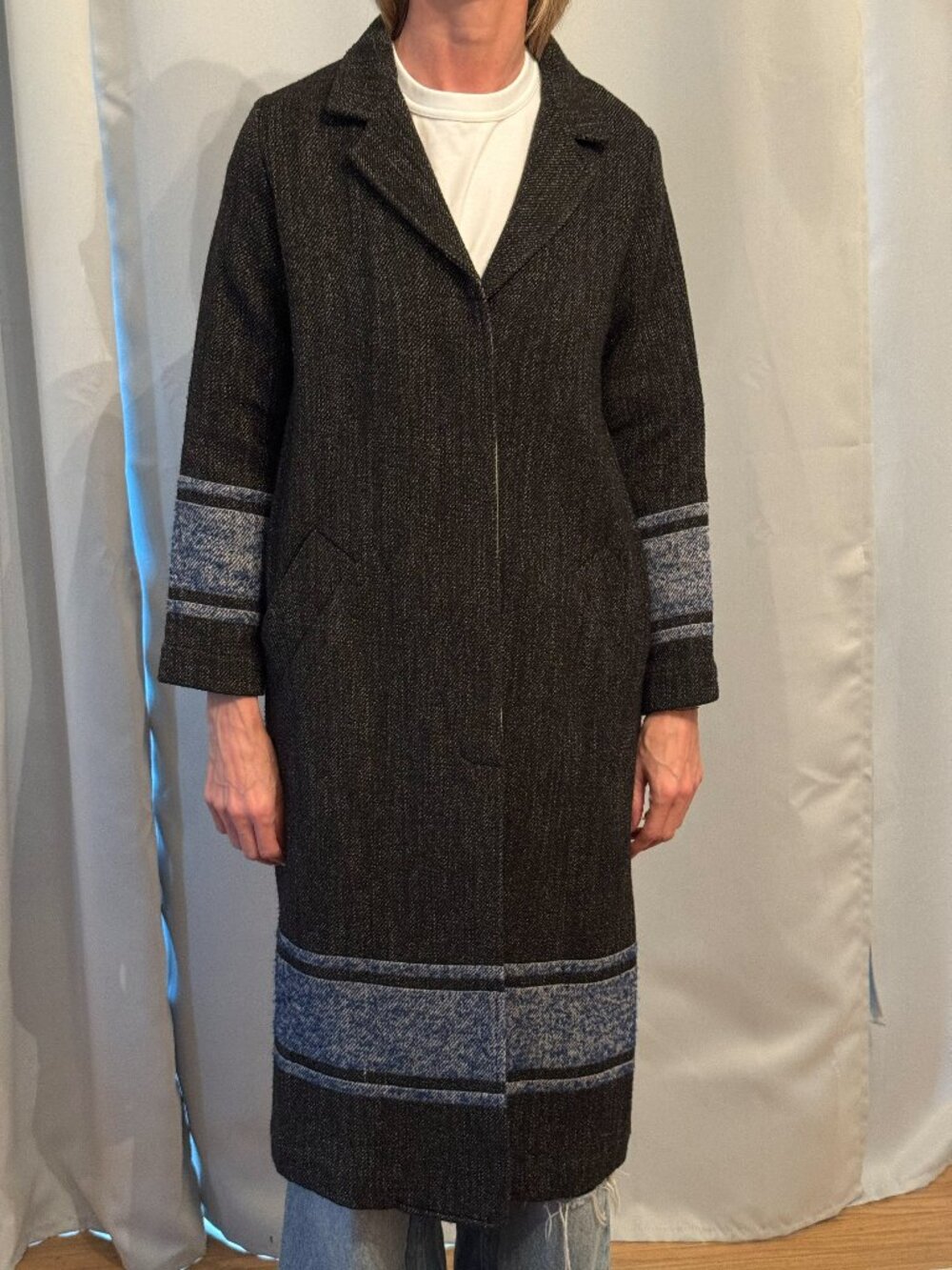 Bellerose Women's Grey and Black Coat